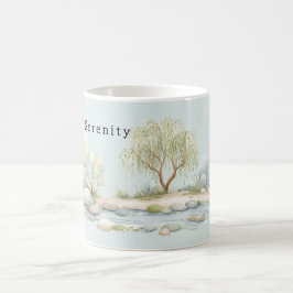 Taza De Café Serenidad del río Meadow