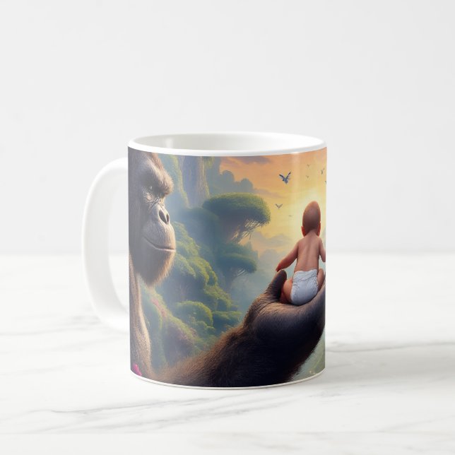 Taza De Café Serenidad Dorada (Anverso izquierdo)