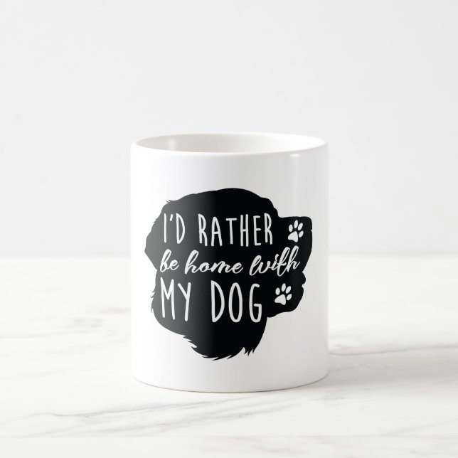 Taza De Café Sería bastante casero con mi perro (Centro)