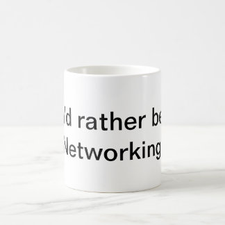 Taza De Café ¡Sería bastante establecimiento de una red!