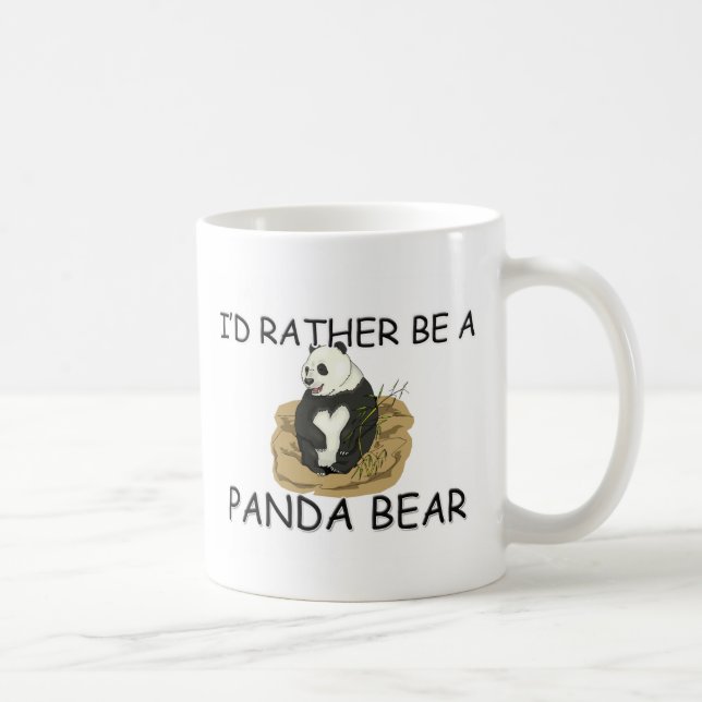 Taza De Café Sería bastante un oso de panda (Derecha)