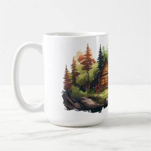Taza De Café Serie Cabin 15 oz Classic Mug