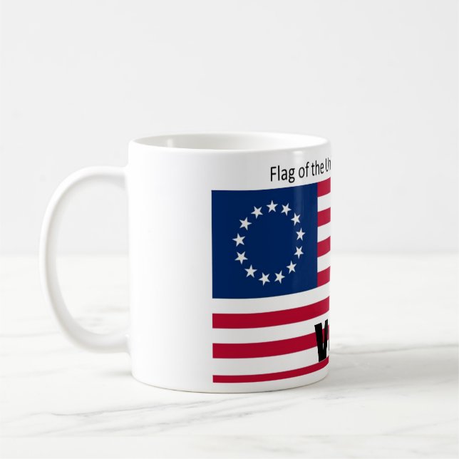 Taza De Café Serie de Gorras de Bandera Patriótica (Izquierda)