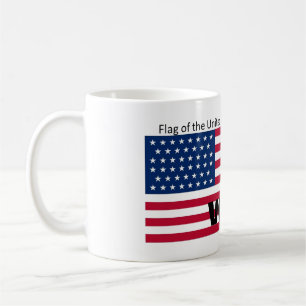 Taza De Café Serie de Gorras de Bandera Patriótica