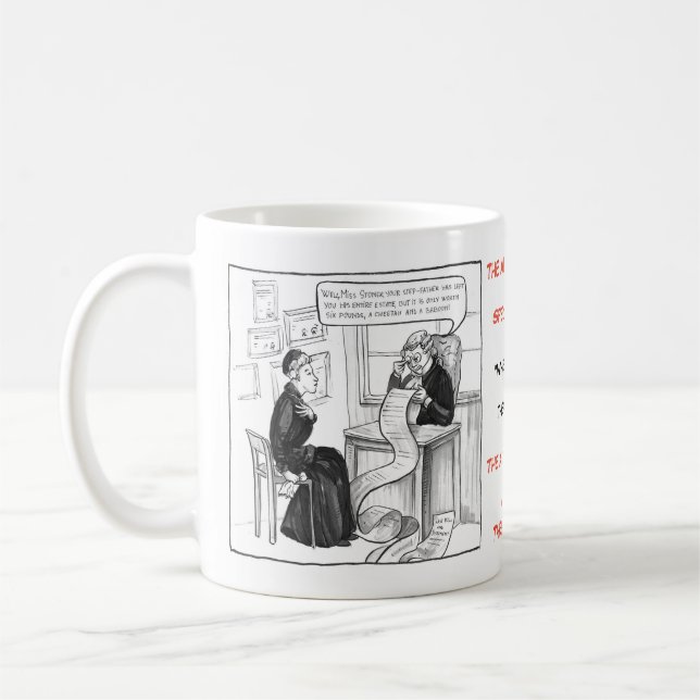 Taza De Café Serie de las DESPUÉS-PALABRAS - espec. y SRTA. (Izquierda)