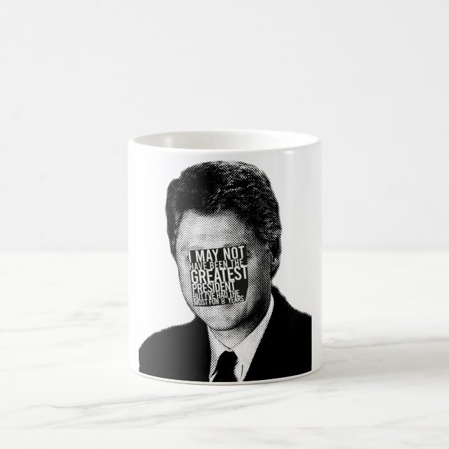 Taza De Café serie de pólitos Bill Clinton (Centro)