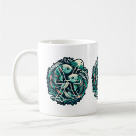 Taza De Café Serie de Rótulos Zodiac - Pisces