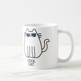 Taza De Café Serie del taza-gato del "gato fresco"