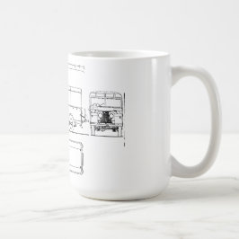 Taza De Café Serie I de los constructores del coche