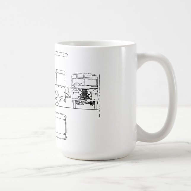Taza De Café Serie I de los constructores del coche (Derecha)