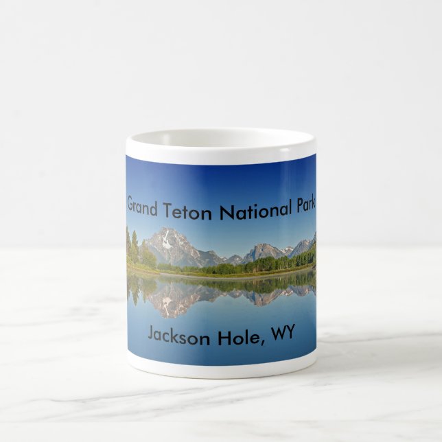 Taza De Café Serie magnífica 10 del parque nacional de Teton (Centro)