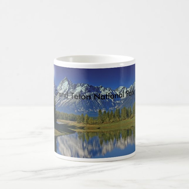Taza De Café Serie magnífica 4 del parque nacional de Teton (Centro)