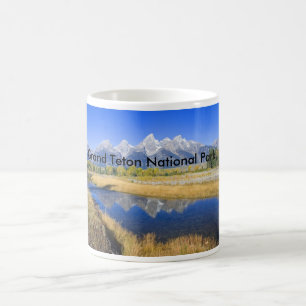 Taza De Café Serie magnífica 7 del parque nacional de Teton