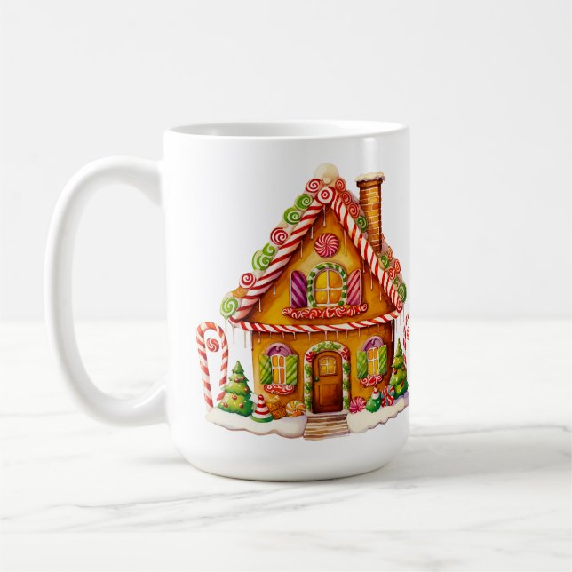 Taza De Café Serie navidades 15 oz Classic Mug (Izquierda)
