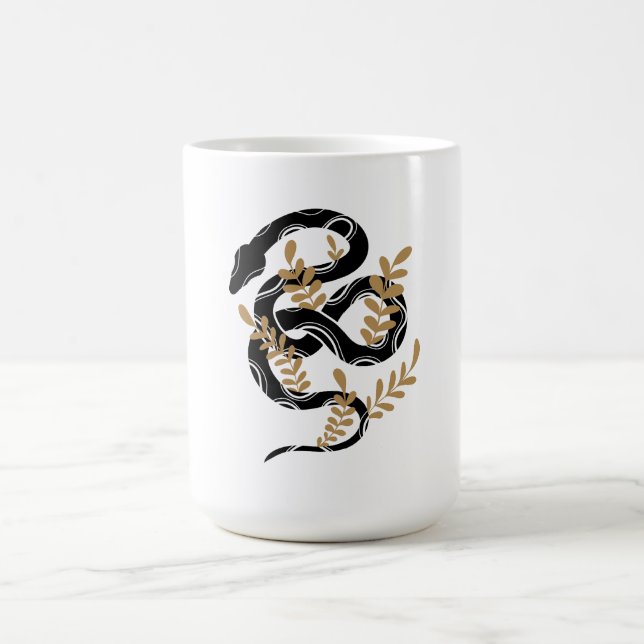 Taza De Café Serpiente con plantas (Centro)
