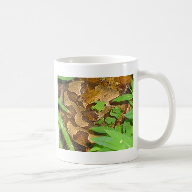 Taza De Café Serpiente de Copperhead (Derecha)