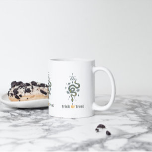 Taza De Café Serpiente de Halloween, símbolos de brujas