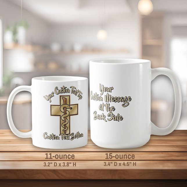Taza De Café Serpiente en Cruz (Subido por el creador)