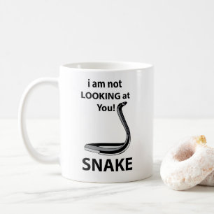 Taza De Café Serpiente No te estoy mirando divertida Serpiente