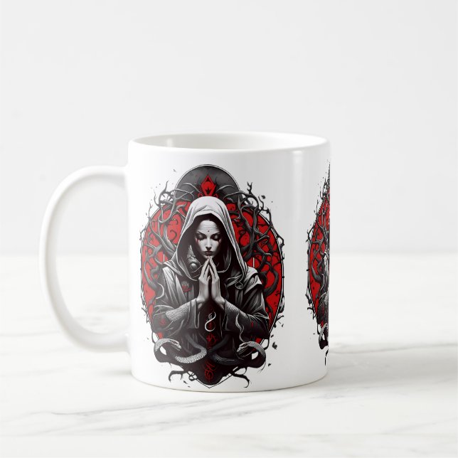 Taza De Café Serpiente sacerdotisa de la sombra (Izquierda)