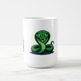 Taza De Café Serpiente Venenosa – Peligro y Precisión