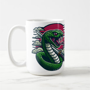 Taza De Café Serpiente verde