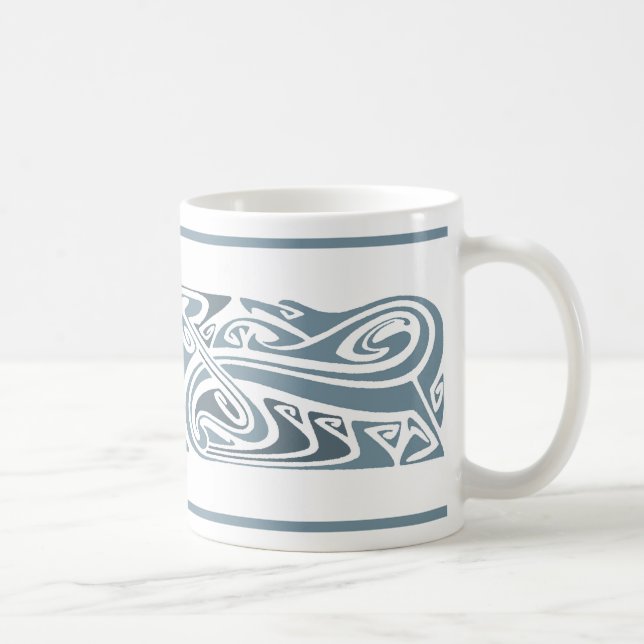 Taza De Café Serpientes de Art Nouveau (Derecha)