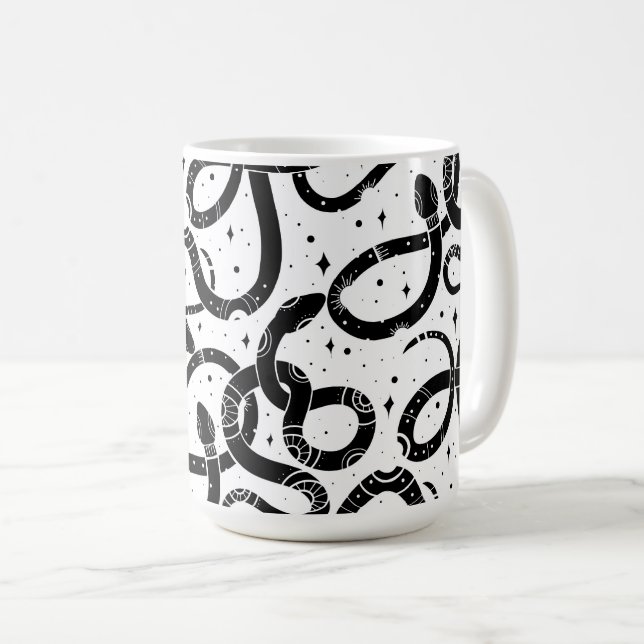 Taza De Café Serpientes de Boho (Anverso derecho)