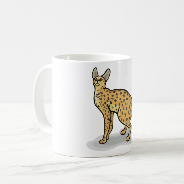 Taza De Café Serval (Anverso izquierdo)