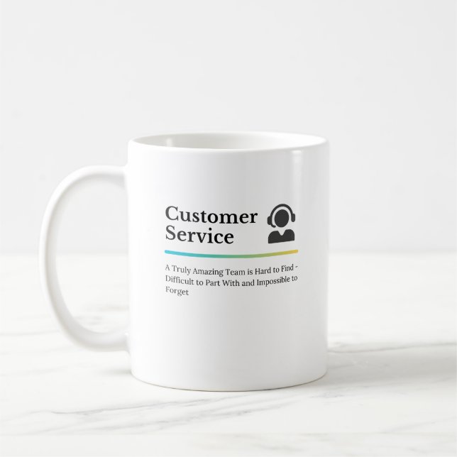 Taza De Café Servicio al cliente - paro (Izquierda)