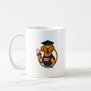 Taza De Café Servicio de Graduación Perro Lindo
