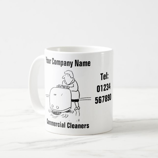 Taza De Café Servicios de limpieza comercial (Anverso izquierdo)
