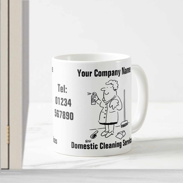 Taza De Café Servicios de limpieza doméstica (Subido por el creador)