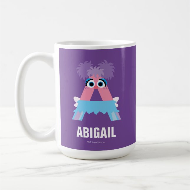 Taza De Café Sesame Street | A es de Abby (Izquierda)