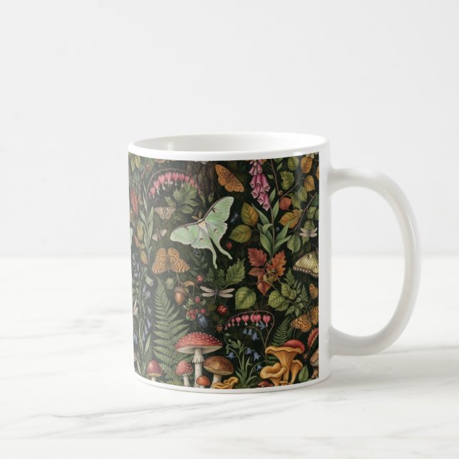 Taza De Café Seta del Bosque Místico  (Derecha)