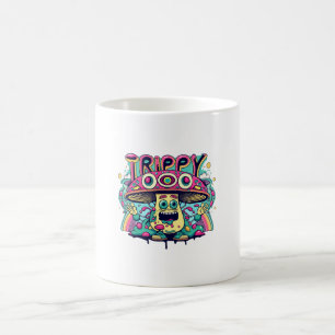 Taza De Café Seta Feliz Alucinógena