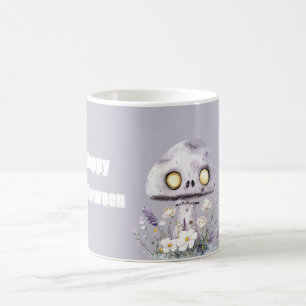Taza De Café Seta Morada de Halloween