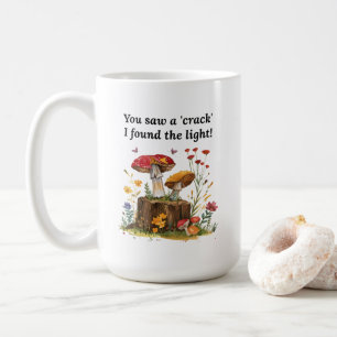 Taza De Café Seta y Flor Silvestre, Inspiradora Amante de la Na