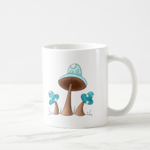 Taza De Café Setas azules