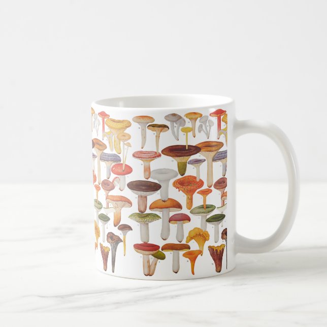 Taza De Café Setas de los champiñones de Les (Derecha)