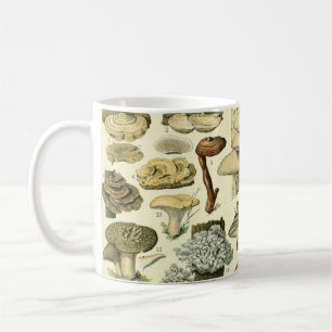Taza De Café Setas y hongos de época #6 Café Mug