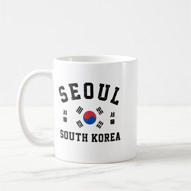 Taza De Café Seúl Corea del Sur  (Izquierda)