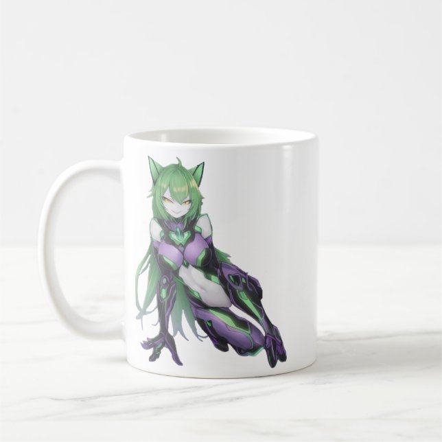 Taza De Café Sexy Devilish Anime Catgirl (Izquierda)