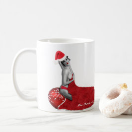 Taza De Café Sexy Mrs Santa Retro Pinup Chicas Navidades Mug Al