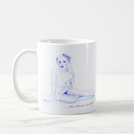 Taza De Café Sexy Retro Vintage Pinup Chica Modelo de arte Babe