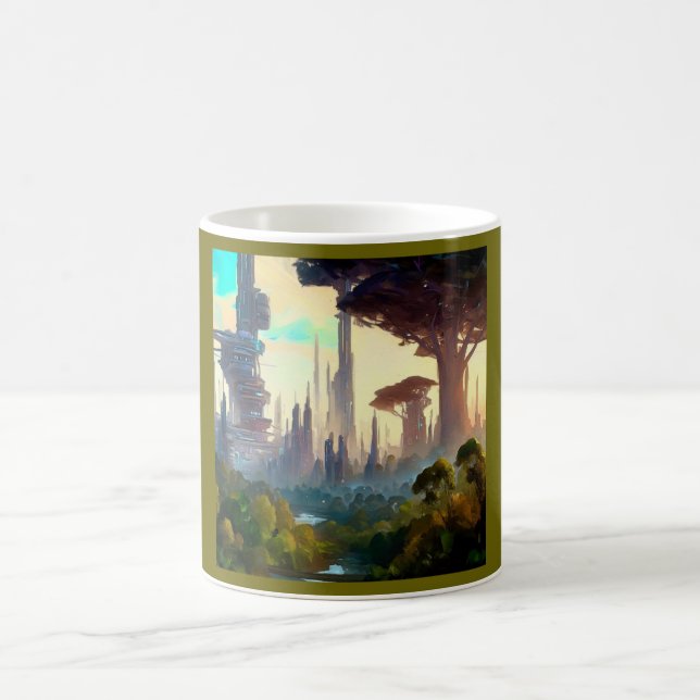 Taza De Café SF - Ciudad Sobre El Planeta Forestal 1 (Centro)