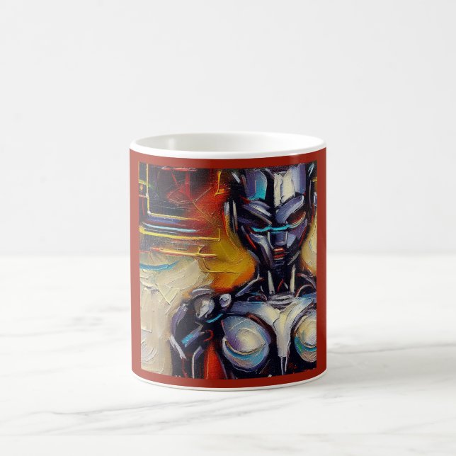 Taza De Café SF - Héroe de Inteligencia Artificial 2 (Centro)