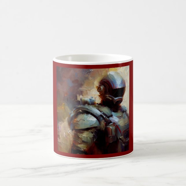 Taza De Café SF - Héroe militar 3 (Centro)