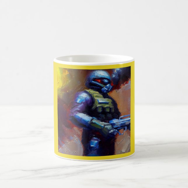 Taza De Café SF - Héroe militar 4 (Centro)