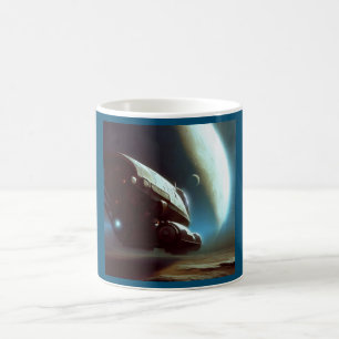 Taza De Café SF Orbiting Spaceship 1